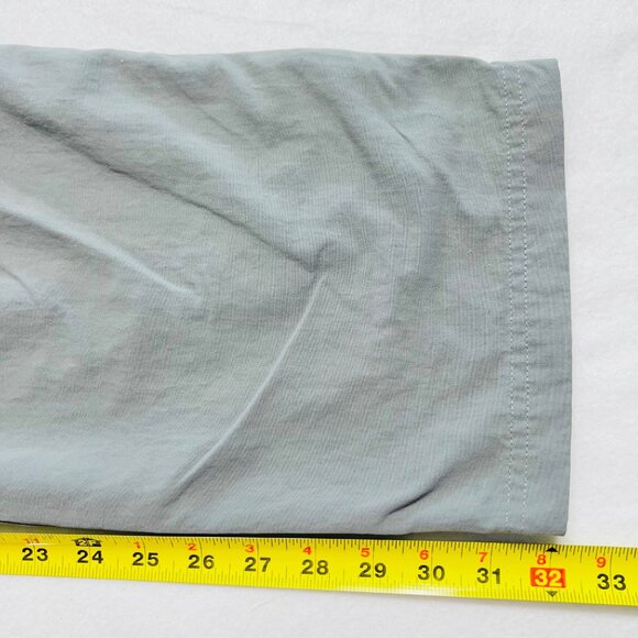 REI Co-Op Women Outdoor Hiking Pants Size 16 Stretch Nylon Gray Adjustable Ankle - Picture 10 of 12